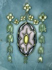 English Art Nouveau Tile