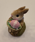 Wee Forest Folk Retired Figurine B-12 Tiny Easter Bunny 1985 Donna Petersen Vtg