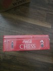 Coca-cola Vs Coke Chess Set Collector s Edition Tin Usaopoly 2002 Sealed Santa