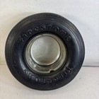 Firestone Tire Advertising Ashtray Vintage Auto Glass Rubber 7g18