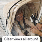 Universal Stroller Rain Cover - 100  Waterproof Peva Stroller Cover For Rain    