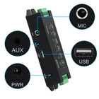 Herdio 4-channel Bluetooth Amplifier Receiver Home W  Power Adapter 