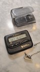 Vintage Motorola Express Xtra Flx Pager Black Tested On W  Translucent Case Clip