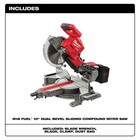 Milwaukee 2734-20 M18 Fuel 18v 10  Dual Bevel Carbide Blade Miter Saw -bare Tool