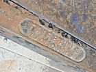 Vintage Fairbanks 1100 Lb Cast Iron Rolling Platform  Store Scale  Industrial