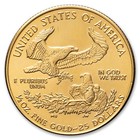 1 2 Oz American Gold Eagle Coin Bu - Random Year -  25 Us Gold