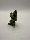 Lefton Elf Figurine Green Outfit Sitting Pointed Hat Sri Lanka Tag 06107  