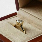 Round Cut 1 50ct Diamond 14k Yellow Gold Finish Solitaire Engagement Ring Size 7
