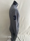 Polo Ralph Lauren Cardigan Sweater Boy   s Xl 18-20 Gray Full Zip Big Pony 3 Logo