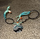 Cirque Du Soleil Balancing Magnetic Sculpture Bubbles Turqoise  John Perry  Good