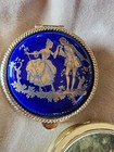Vintage Gold-tone Pill   Trinket Box Collection - Lot Of 3  new Old Stock 