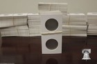 100 2x2 Kennedy Half Dollar Mylar Flip Cardboard Coin Holder Storage Flips Case