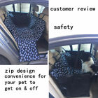 Pet Dog Car Seat Cover Waterproof Hammock Suv Van Back Rear Protector Mat black