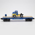 O Gauge Flat Cars - Chessie System W 1954 Gmc Spam Logo Truck   Trailer - New