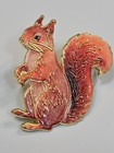 Red Squirrel Lapel Hat Pin
