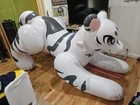 Imaginary Creature Factory  icf  Hanzhi White Tiger Inflatable Toy Nib With Mini