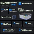 G2 Mini Pc Windows 11 Pro Intel 12th Gen Alder Lake N100 Mini Pc Ddr5 12g