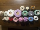 Vintage Thread Lot Of Crochet Spools
