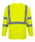 Portwest S191 Hi-vis Reflective Safety Long Sleeve Crew Neck Pocket T-shirt Ansi