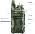 Retevis Rt22 Walkie Talkie Vox Camouflage 16ch 2w 1000mah Two Way Radio  2pcs 