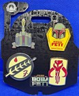 Disney Pins Star Wars The Book Of Boba Fett Mandalorian Set Of 4 - Sealed New
