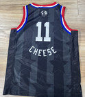 Harlem Globetrotters Youth Black Jersey  11 Cheese Basketball Youth Medium