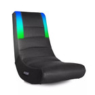 Floor Rocker Gaming Chair With Rgb Lighting Seat For Teens   Kids No Assembly