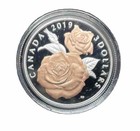 2019 Canada  3 Fine Silver 1 4oz Queen Elizabeth Rose Blossoms   34-19