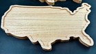 New 2 Horizon United States Shaped Wood Trays Server Art Craft Project Mosaic