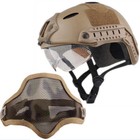 Tactical Airsoft Paintball Military Protective Swat Helmet W  Goggle