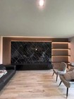 Abright 14pcs Wpc Wall Panel Decor Textured Wood  For Home Or Commercial Space