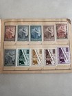 San Marino Stamp Collection In Vintage Dealer Pages     1930s   1940s