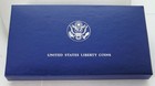 1986 S Proof Liberty Coin Set Silver Dollar Half Dollar Ellis Island Box   Coa 2
