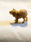 Vintage Carved Bovine Bone Eskimo Dog Husky Samoyed Miniature Chow Pomeranian 