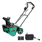 2  20v Cordless Snow Blower 20  Electric Snowblower With 4 0ah Battery Brushless