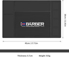 Magnetic Barber Mat For Station Barber Organizer Mat For Clipper Salon Station T