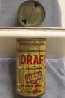 1950s Draft Beer  Flat Top Beer Can  By Maier  Los Angeles  California
