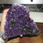 Large  Amethyst Crystal Cluster  Geode From Uruguay Cathedral