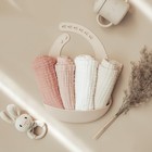 Soft Absorbent 7-pack 100  Cotton Muslin Baby Washcloths   Burp Cloths 11x11