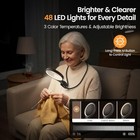 48 Led Lighted Magnifying Glass 5x 10x Neck Wearable