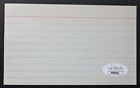 Charlie Conacher Signed Autographed Index Card Detroit Red Wings Nhl Jsa Loa