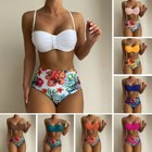 Women s Push Up Padded Bra Bikini Set High Waist Bathing Suit Swimwear Swimsuit
