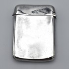 Antique Victorian Solid Silver Card Case 1886