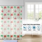 72  x72   Christmas Shower Curtain 4g Heavy Duty Peva Waterproof Shower Curtain