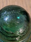 Mint Antique Star Glass Co  Cd 152 Insulator - Sage Green W  Light Brown Amber S