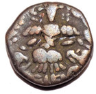 1003-28- Hunnic Dynasties Of Kashmir Sangramraja Deva 1 Stater Coin- 5 16 Gram-b