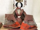 Y3156 Hina Doll Emperor Figure Figurine Meiji Period Japanese Antique Vintage
