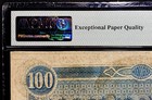 Pmg 58  T-65 1864 Confederate States  100 Civil War Obsolete Banknote Currency