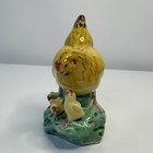 Mother Hen And Chicks Vintage Ceramic Figure