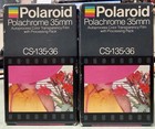 Polaroid Polachrome Film 2 Unopened Packages Film And Processing Packs 36 Exposu